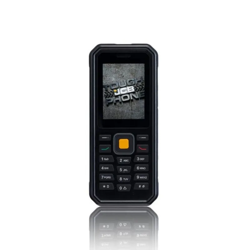 Telefono cellulare JCB Tradesman 4 Dual SIM 4G 2.4" 2 MP IP68 Nero - immagine 1