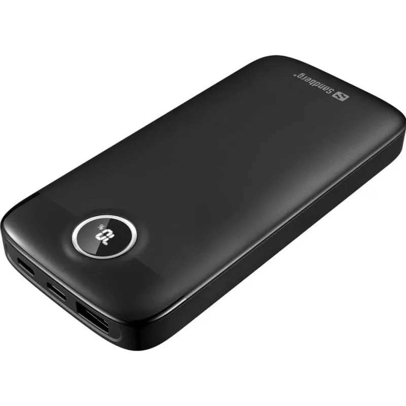 Powerbank Sandberg SolidState 10000 mAh 20W USB-C LED - immagine 1