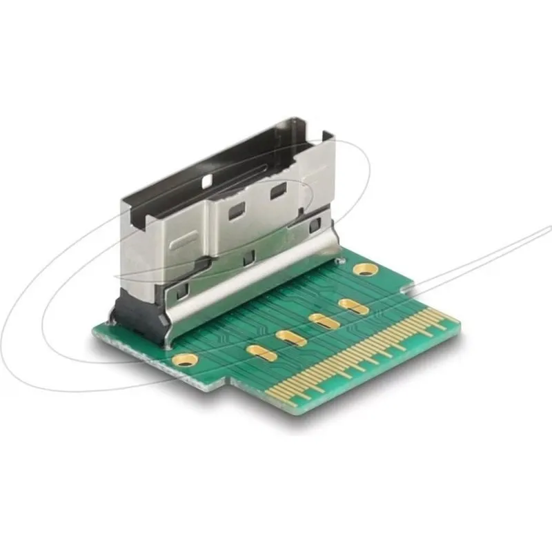 Adattatore Delock Slim SAS 8i a 90° SFF-8654 - immagine 1