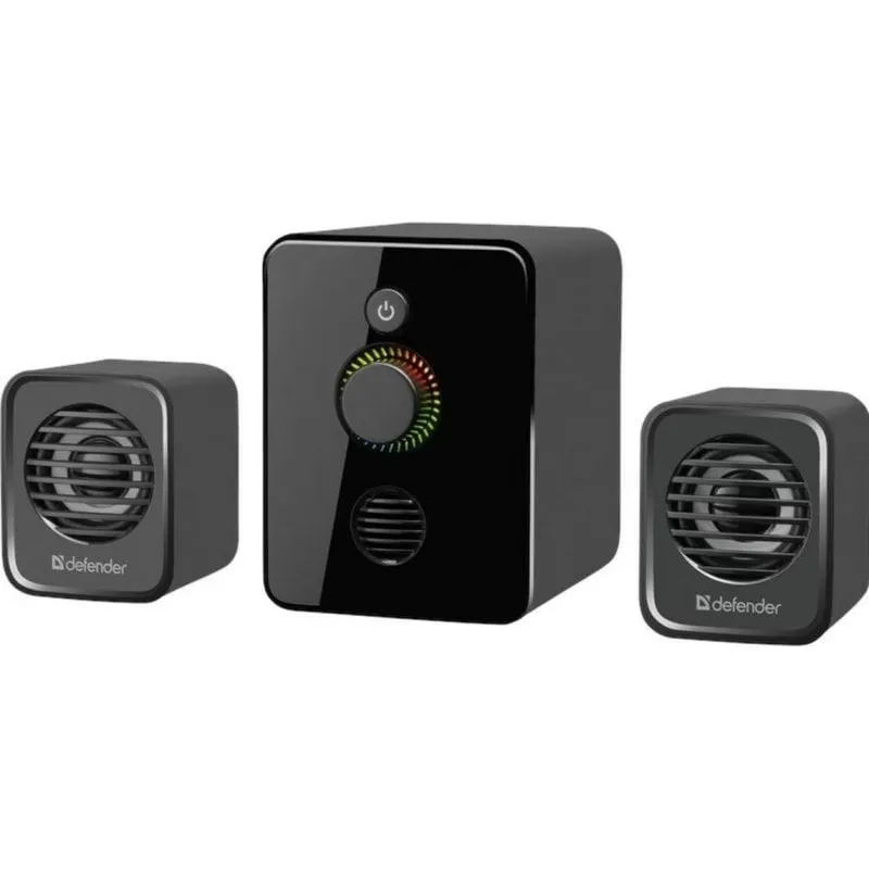 Altoparlanti Defender PC 2.1 USB 11W con amplificatore esterno e luce LED - immagine 1