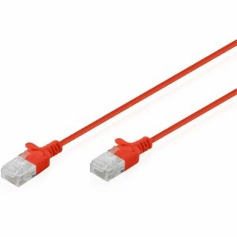 Cavo di Rete Digitus CAT6 U/UTP Slim 10x3m Rosso - immagine 1