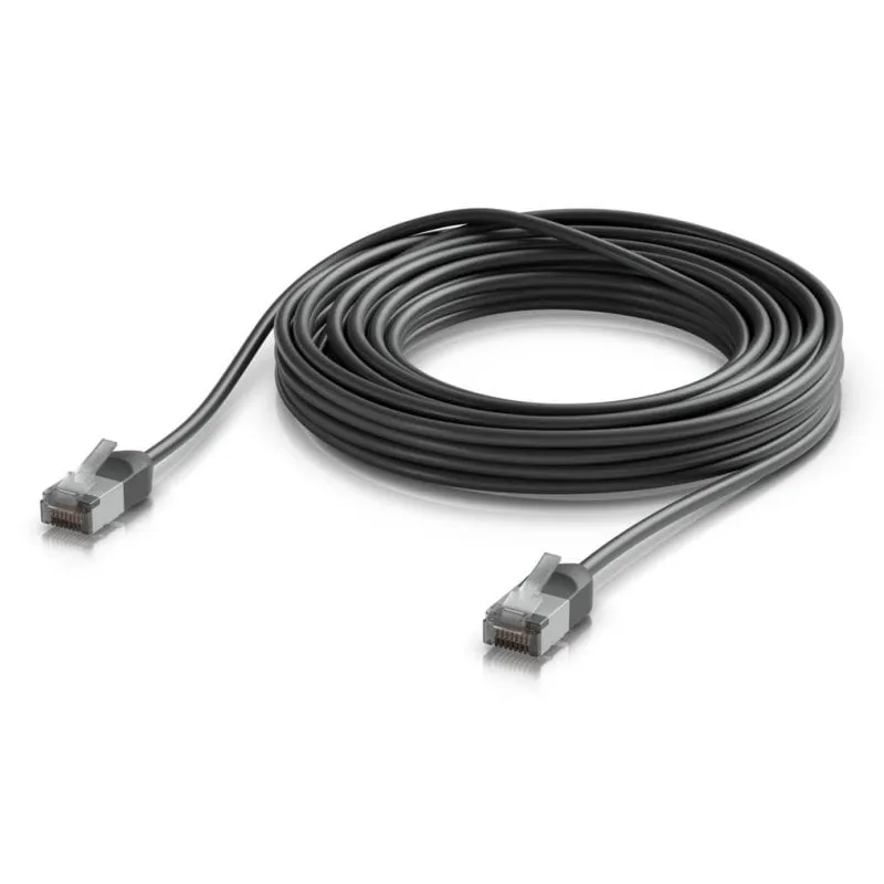Cavo di rete Ubiquiti UACC-Cable-Patch-Outdoor-C6A 8 m Cat6a Nero - immagine 1