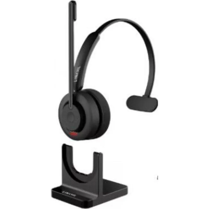 Auricolari Fanvil DH301B wireless Bluetooth con cancellazione rumore, microfono e USB-C nero - immagine 1