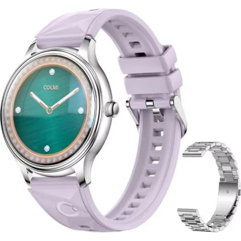 Colmi L28 Bluetooth Orologio Smart Acciaio Inossidabile Argento Rotondo - immagine 1
