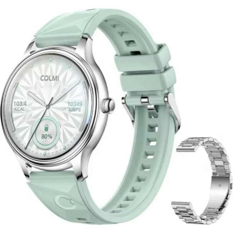 Colmi L28 Bluetooth 1,69" Acciaio Verde Argento Taglia Unica - immagine 1
