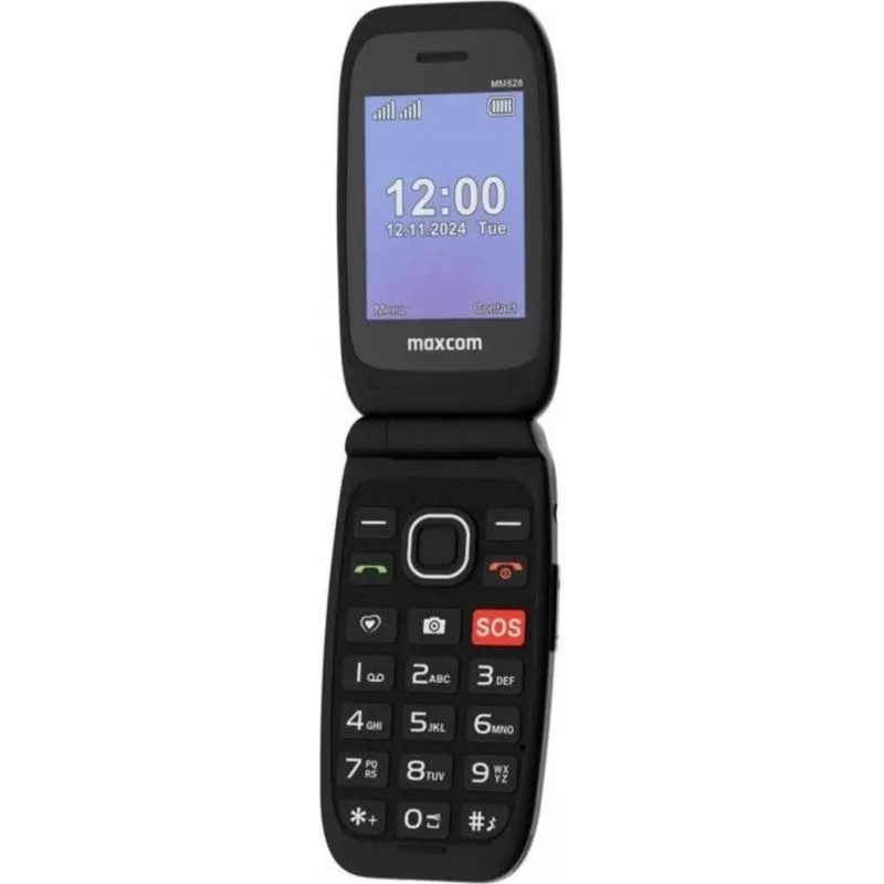 Telefono Mobile Maxcom MM828 4G Dual SIM Schermo 2.4" Nero - immagine 1
