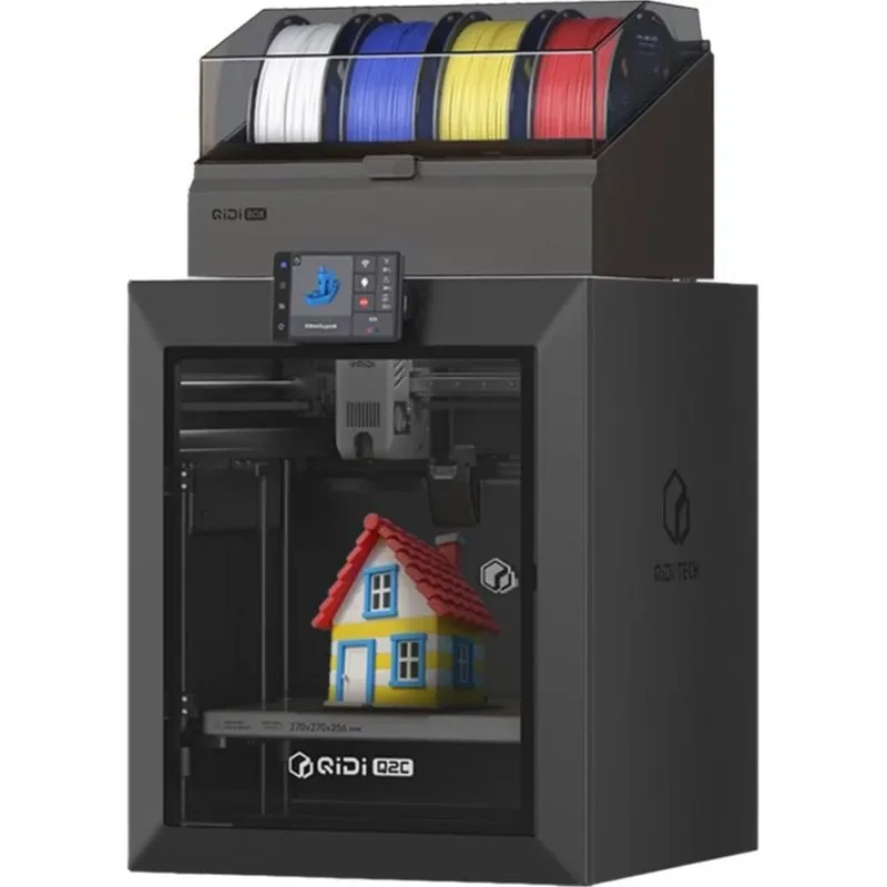 Stampante 3D Qidi Tech Q2C Combo CoreXY alta velocità ABS PLA TPU - immagine 1