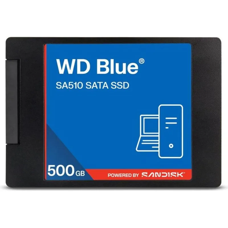 Disco Duro Sandisk WD Blue SA510 500GB SATA SSD 560MB/s TRIM Support - immagine 1