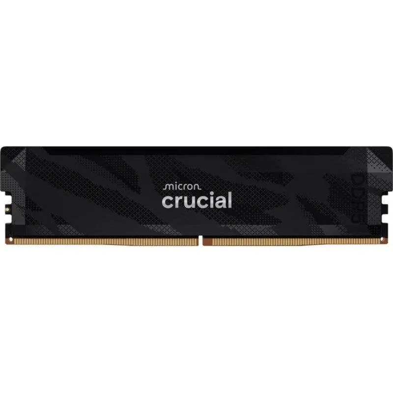 Memoria RAM Crucial Pro OC 16GB 1x16GB DDR5 6400MHz CL32 XMP 3.0 Nero - immagine 1