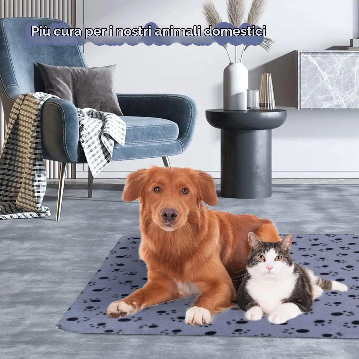 Nobleza 3 Pezzi Coperta per Cane Gatto Lavabile Soffice Durevole, Morbida Coperta in Pile per Cani e Gatti, per Cani, Gatti, Conigli E Altri Animali Domestici, 160 * 100 cm - immagine 7