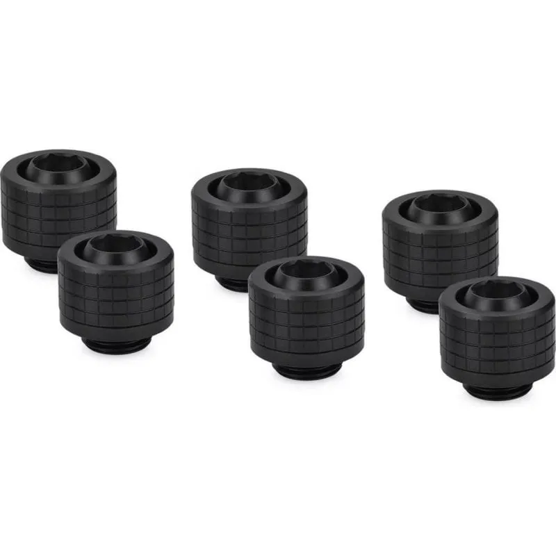 Refrigerazione Liquida Thermal Grizzly DeltaMate Fitting ST13 Nero 6-Pack - immagine 1