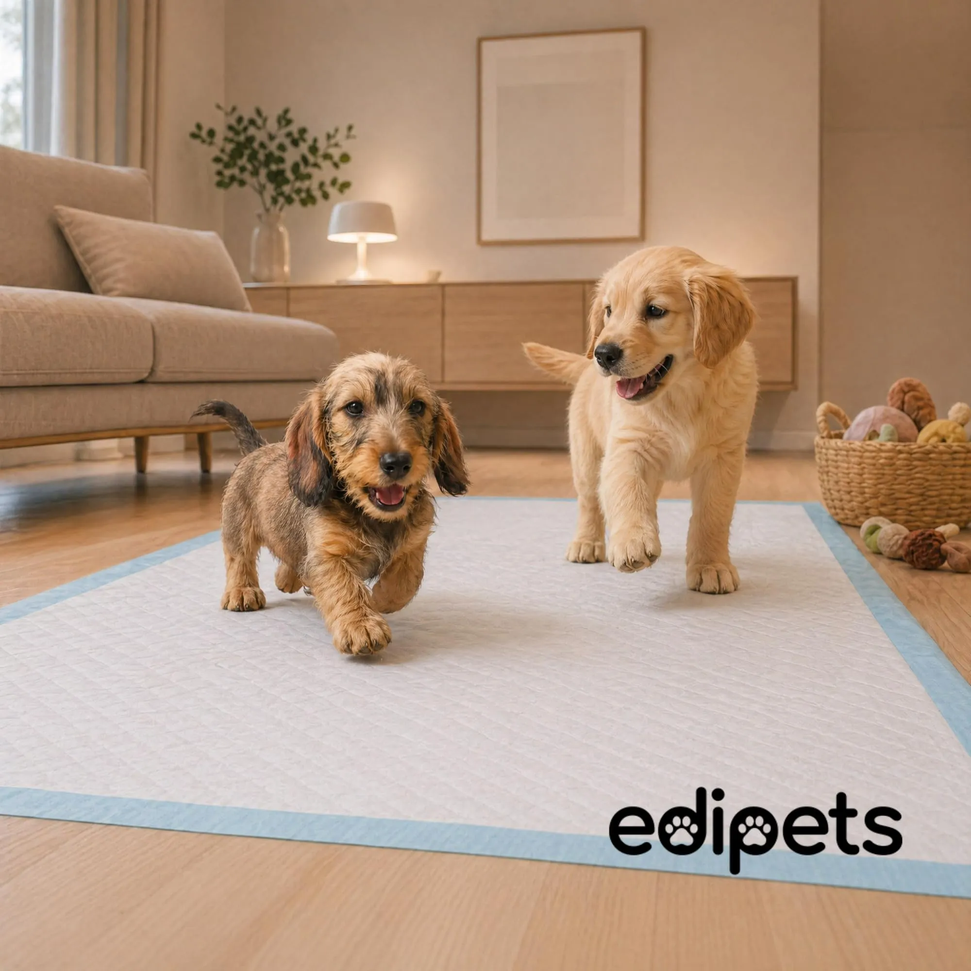 Edipets, Tappetini Igienici per Cani 60x90, Assorbenti, Tappetini Monouso per l'Addestramento dei Cuccioli (40 unità) - immagine 6