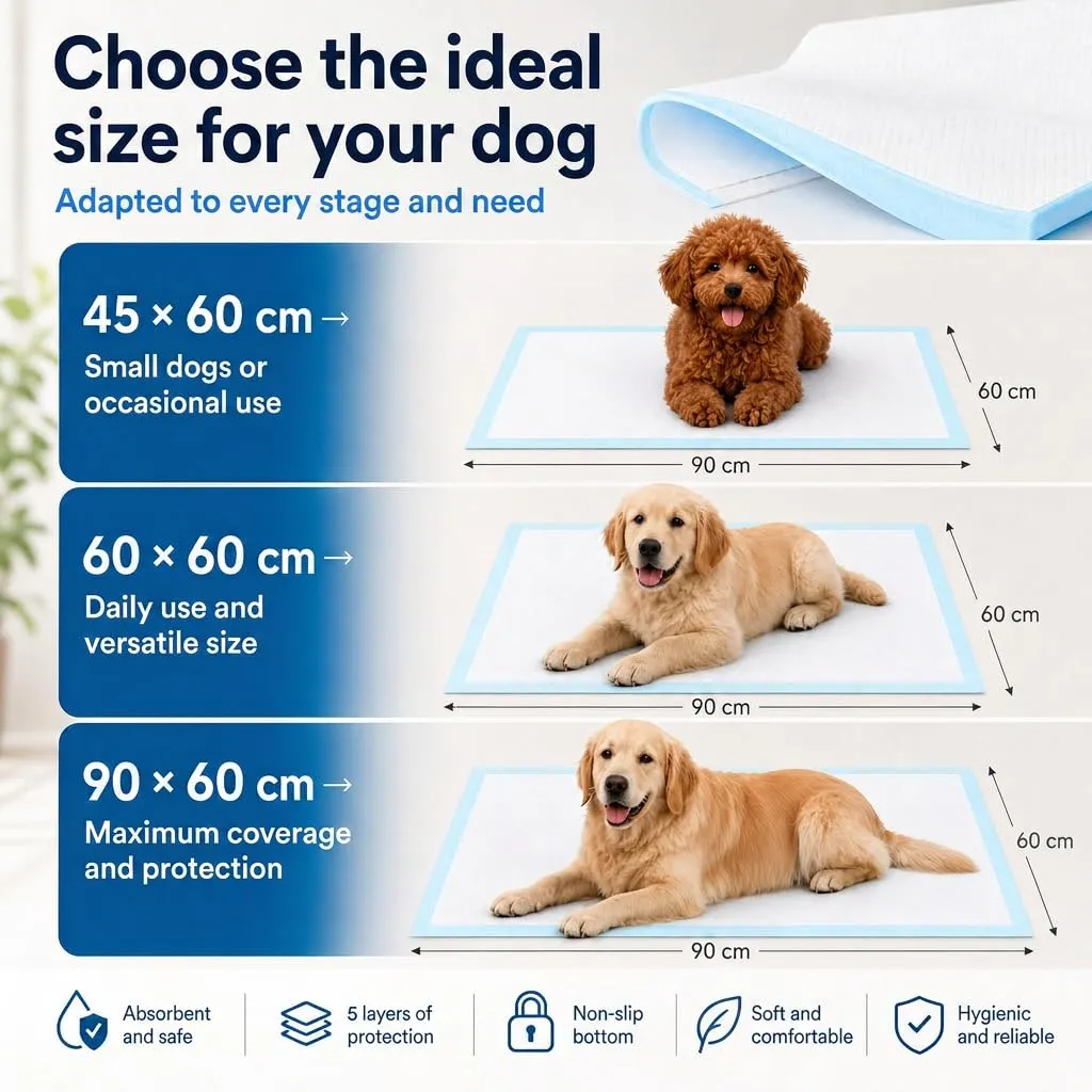Edipets, Tappetini Igienici per Cani 60x90, Assorbenti, Tappetini Monouso per l'Addestramento dei Cuccioli (100 unità) - immagine 2