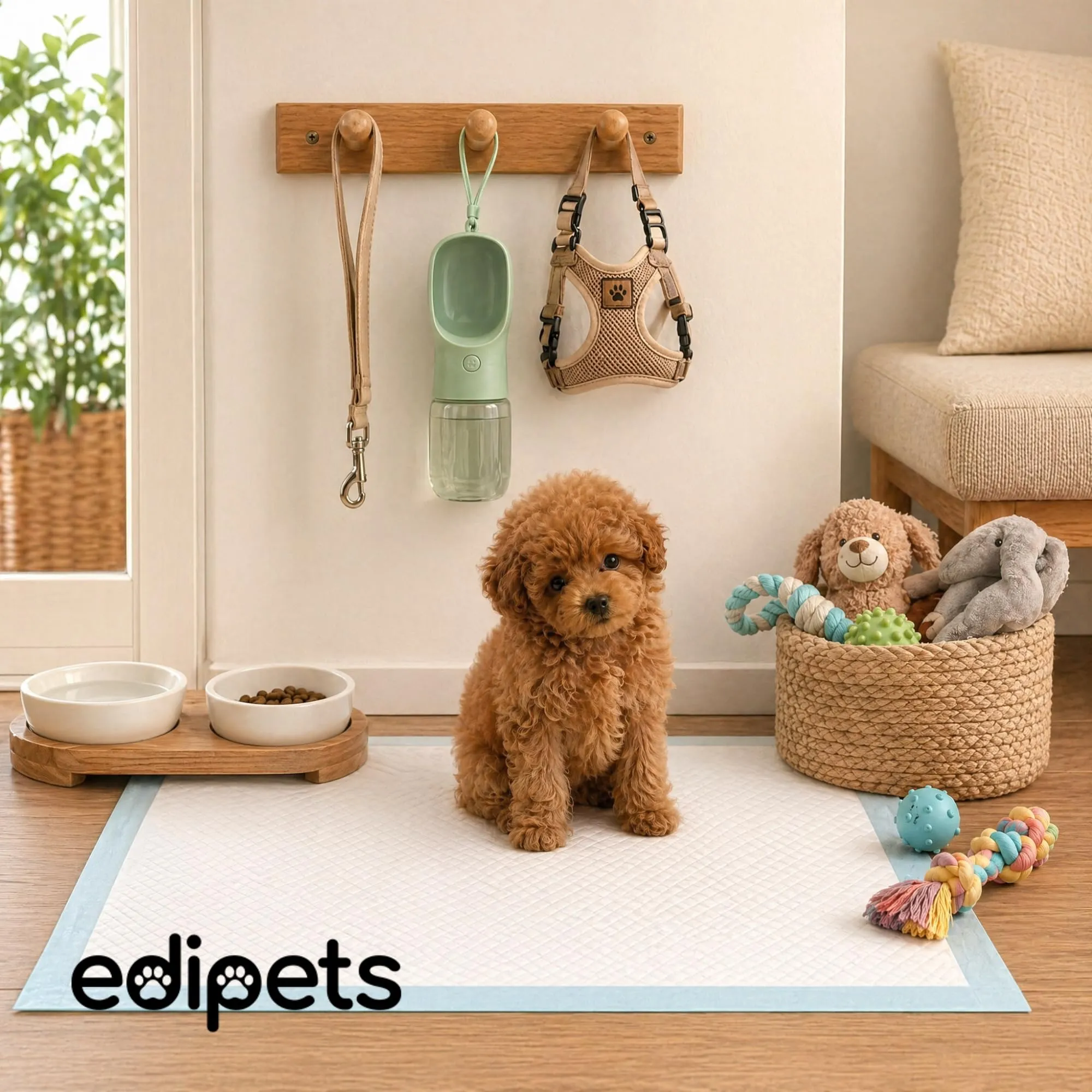 Edipets, Tappetini Igienici per Cani 45x60, Assorbenti, Tappetini Monouso per l'Addestramento dei Cuccioli (40 Pezzi) - immagine 7