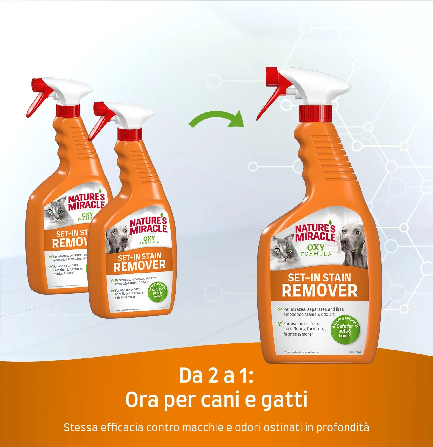 Nature´s Miracle Set-In Stain Remover per cani e gatti - 709 ml - immagine 2