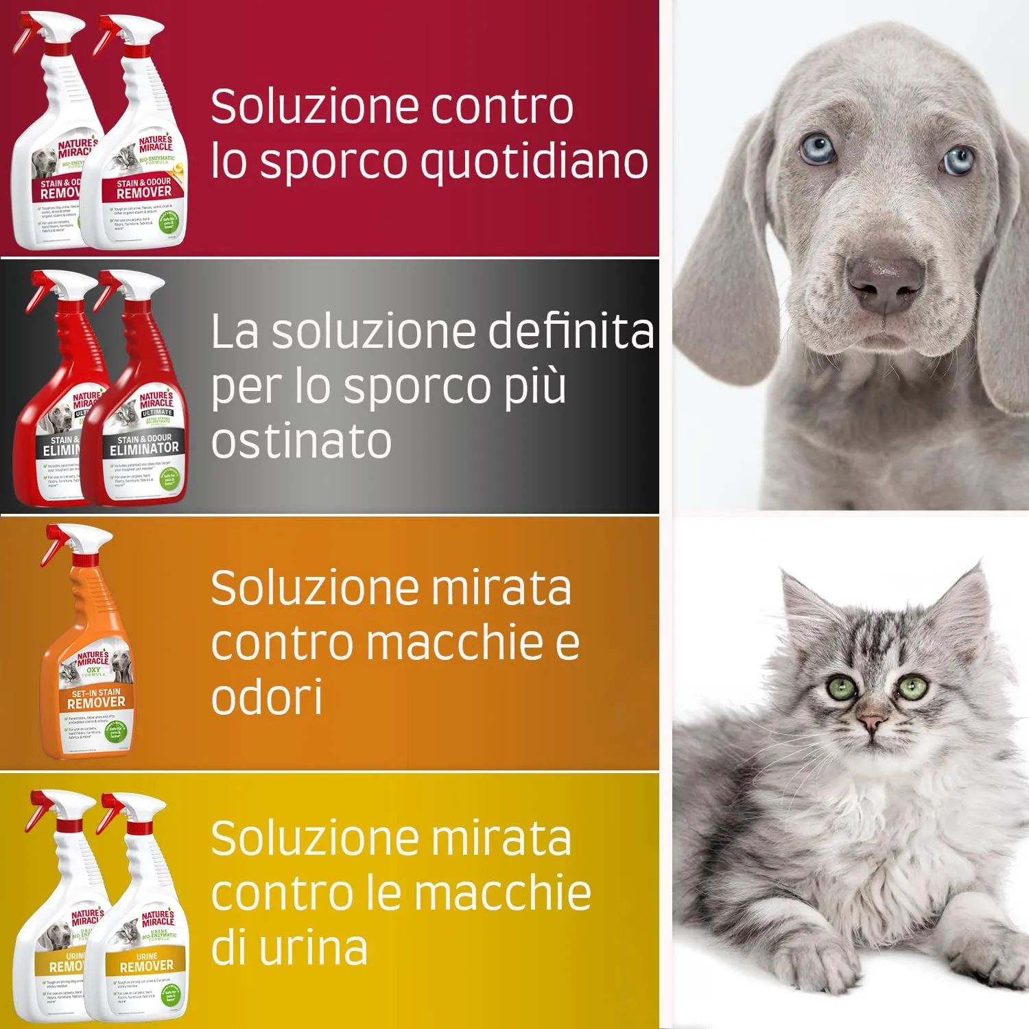 Nature´s Miracle Set-In Stain Remover per cani e gatti - 709 ml - immagine 8