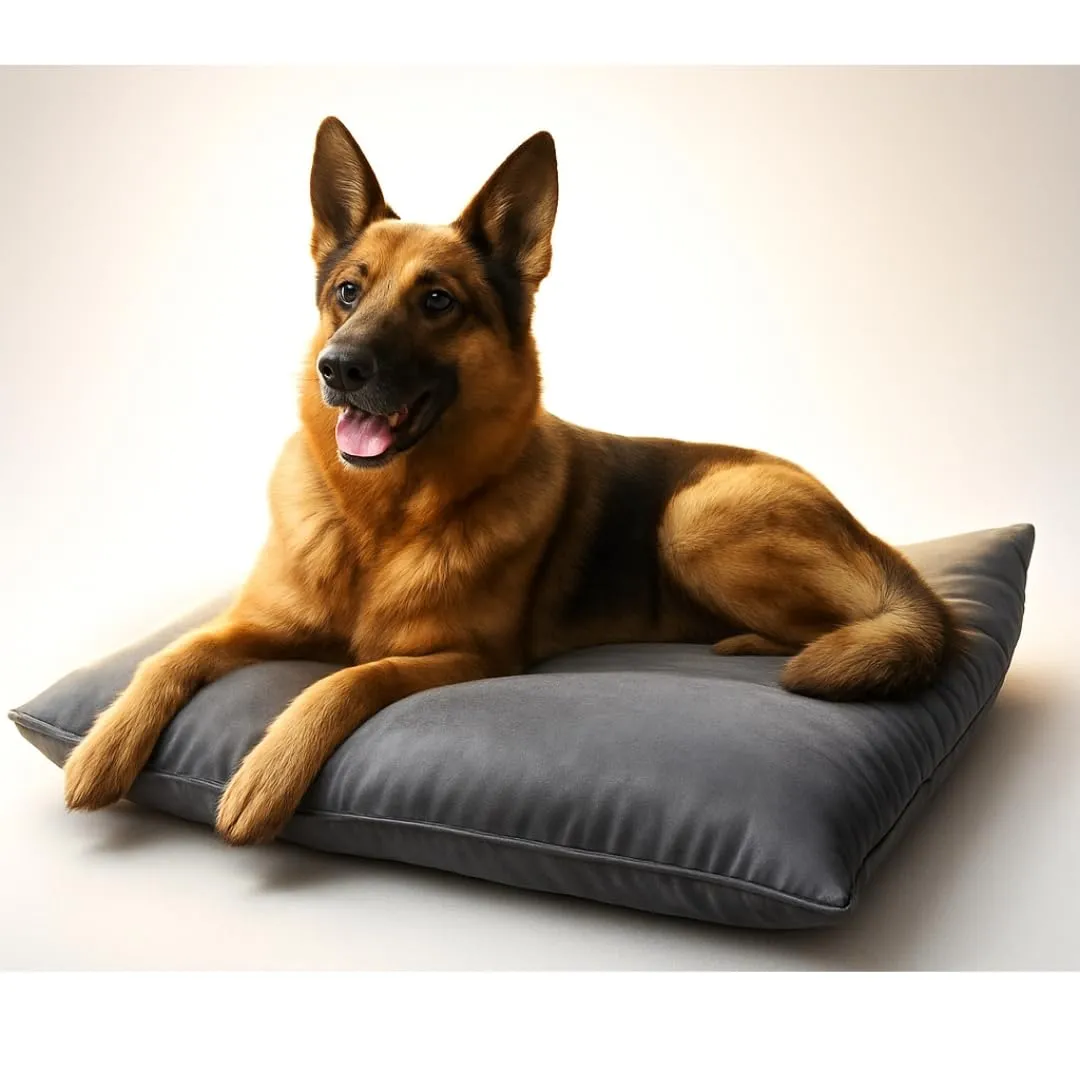 GM Cuscino per Cani e Gatti Taglia L 90x105 cm Morbido letto per animali Rivestimento in tessuto sfoderabile e lavabile Idrorepellente Antimacchia Antiscivolo - immagine 3
