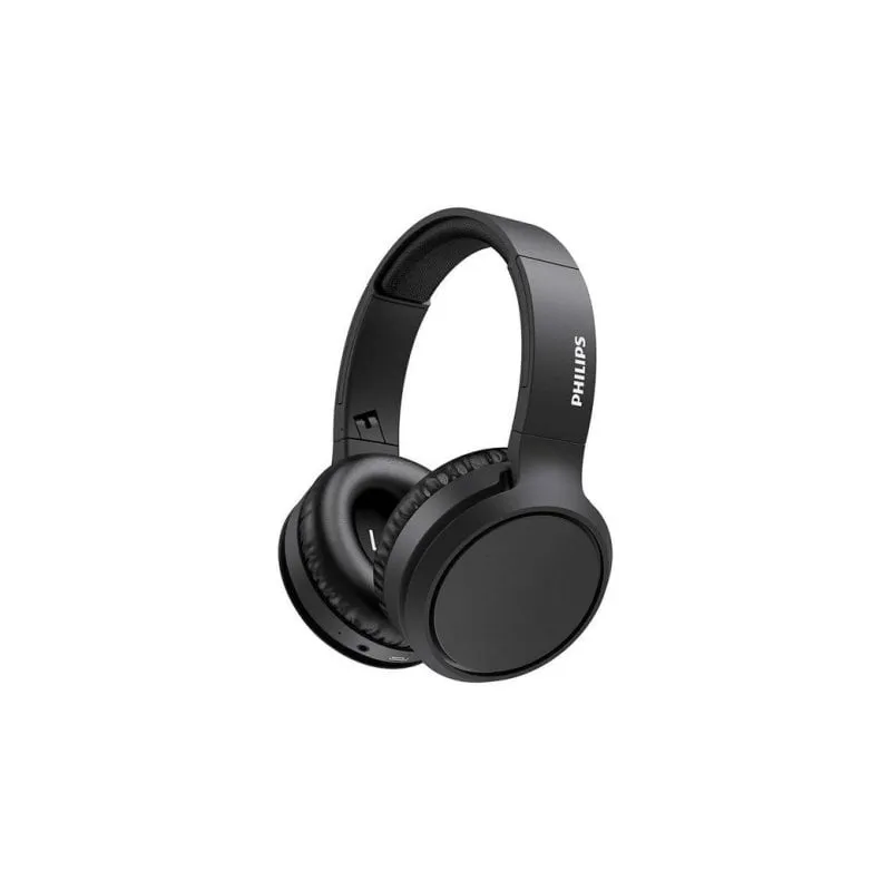Cuffie Philips TAH5205BK/00 wireless e cablate Bluetooth per chiamate e musica nere - immagine 1