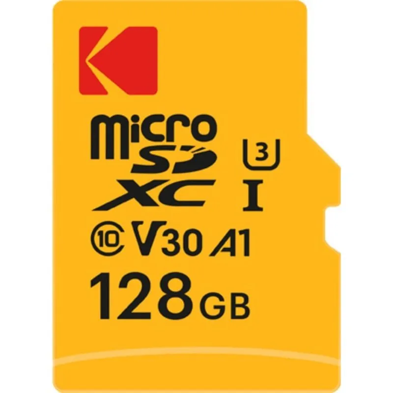 Scheda di memoria Kodak EKMSDM128GXC10HPRK 128 GB MicroSD Classe 10 UHS-I V30 A1 - immagine 1