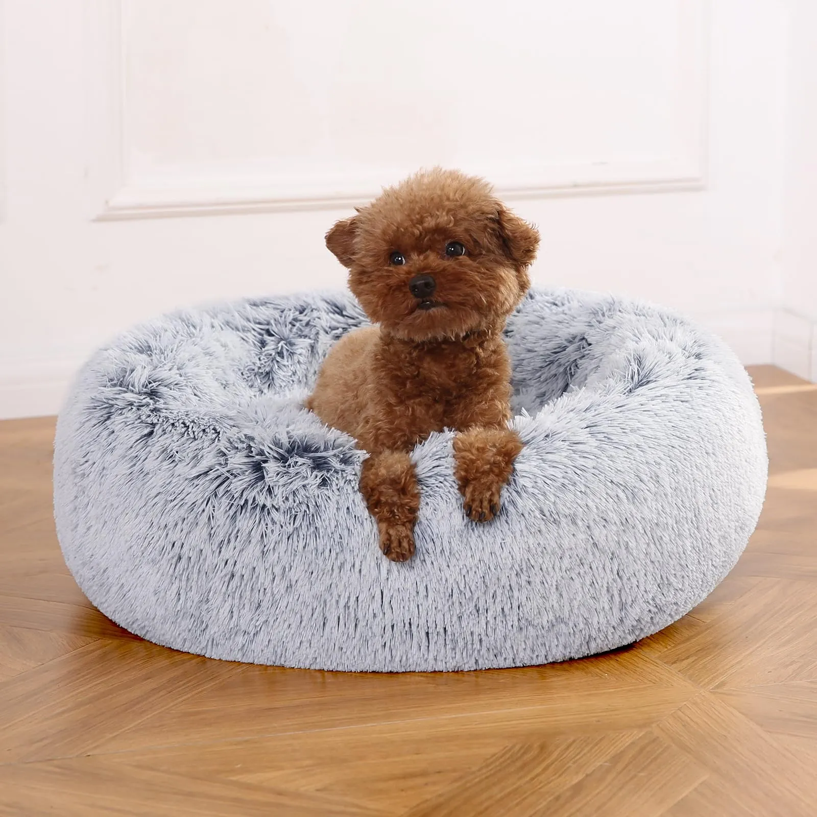Amazon Basics Morbido Letto per animali per Cane, Lavabile in lavatrice, 59 cm, grigio - immagine 6