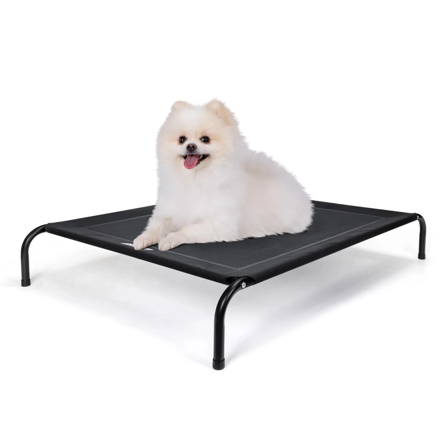 Nobleza Brandina Per Cani, Lettino Rialzato Per Cani Tagila Piccola, Lettino Cane Per Giardino E Outdoor, Letto Rinfrescante Per Animali Domestici Lavabile, Nero, S, 87x65x20CM - immagine 1
