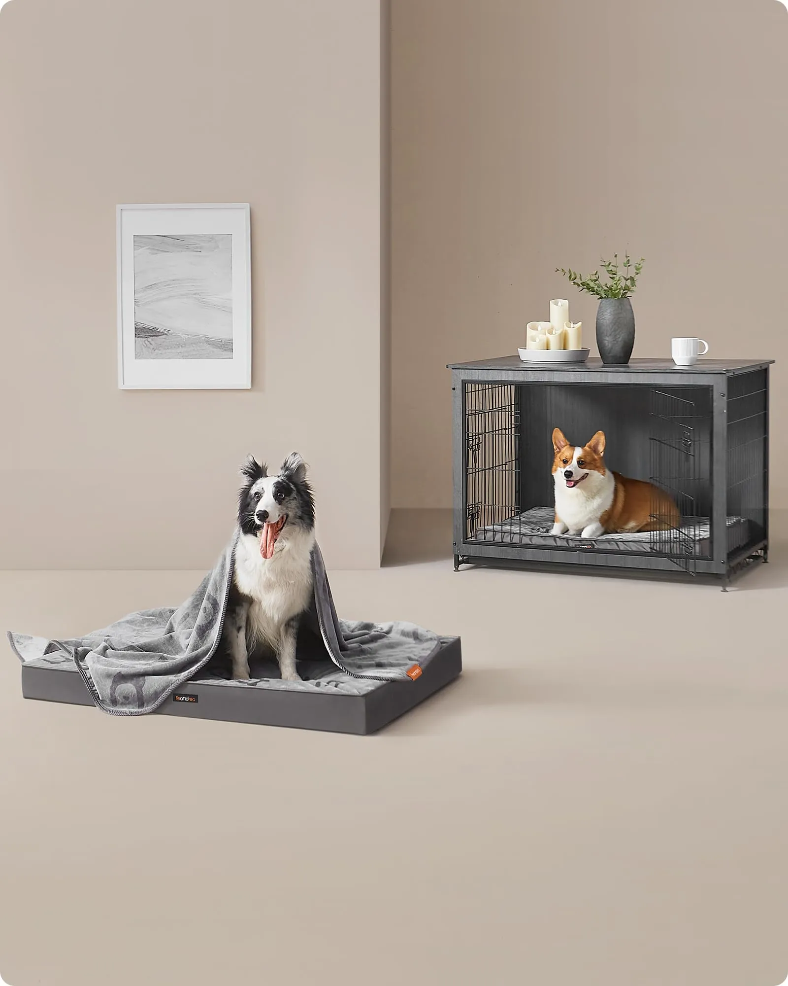 Feandrea Cuccia per Cani, Impermeabile, Sfoderabile, 120 x 74 x 10 cm - immagine 7