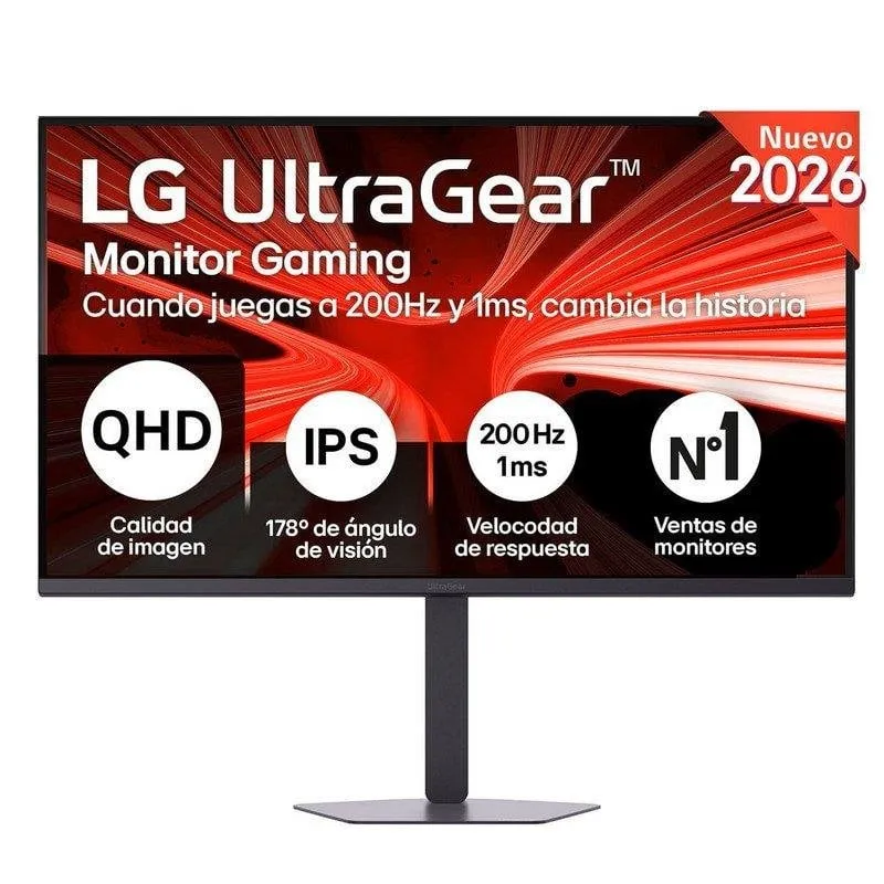 Monitor PC LG UltraGear 32G620B-B 32" QHD 200Hz IPS HDR10 1ms Altezza Regolabile - immagine 1