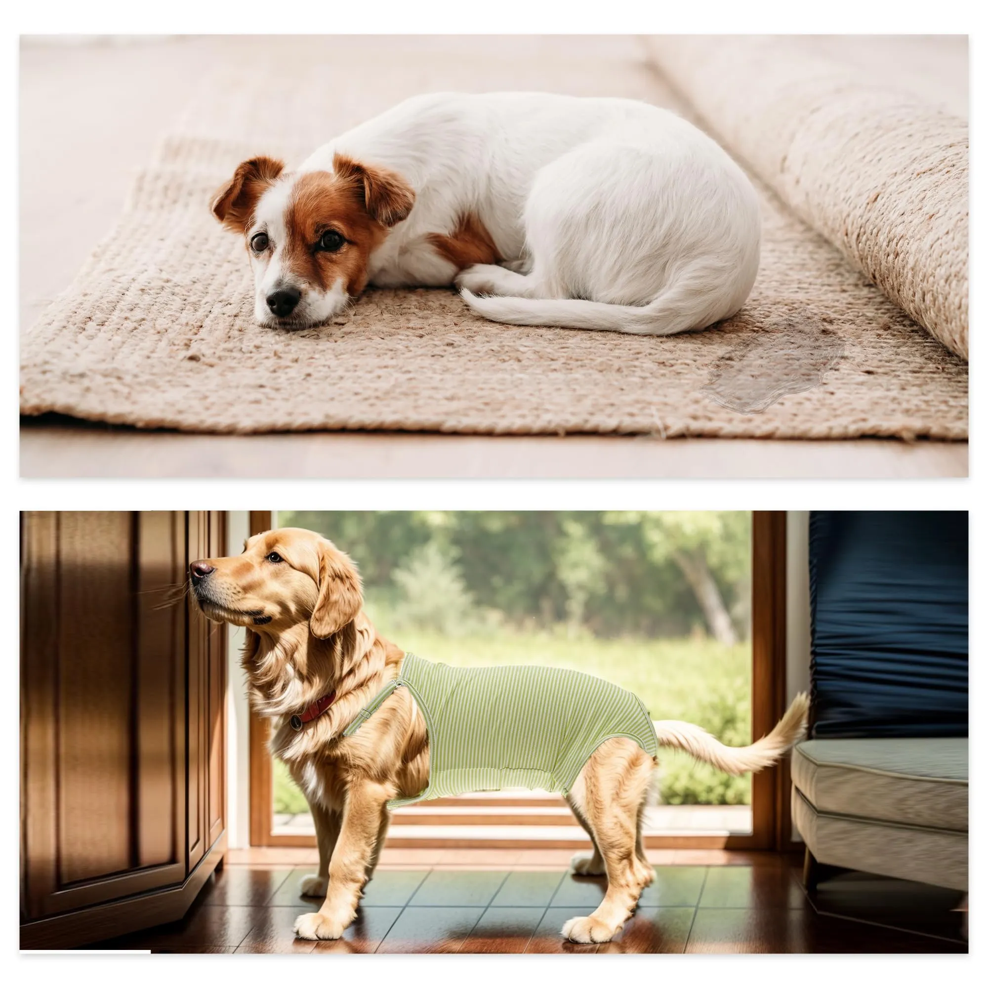 CAPASTEC Pannolini per Cani Lavabili E Riutilizzabili Verde M - immagine 6