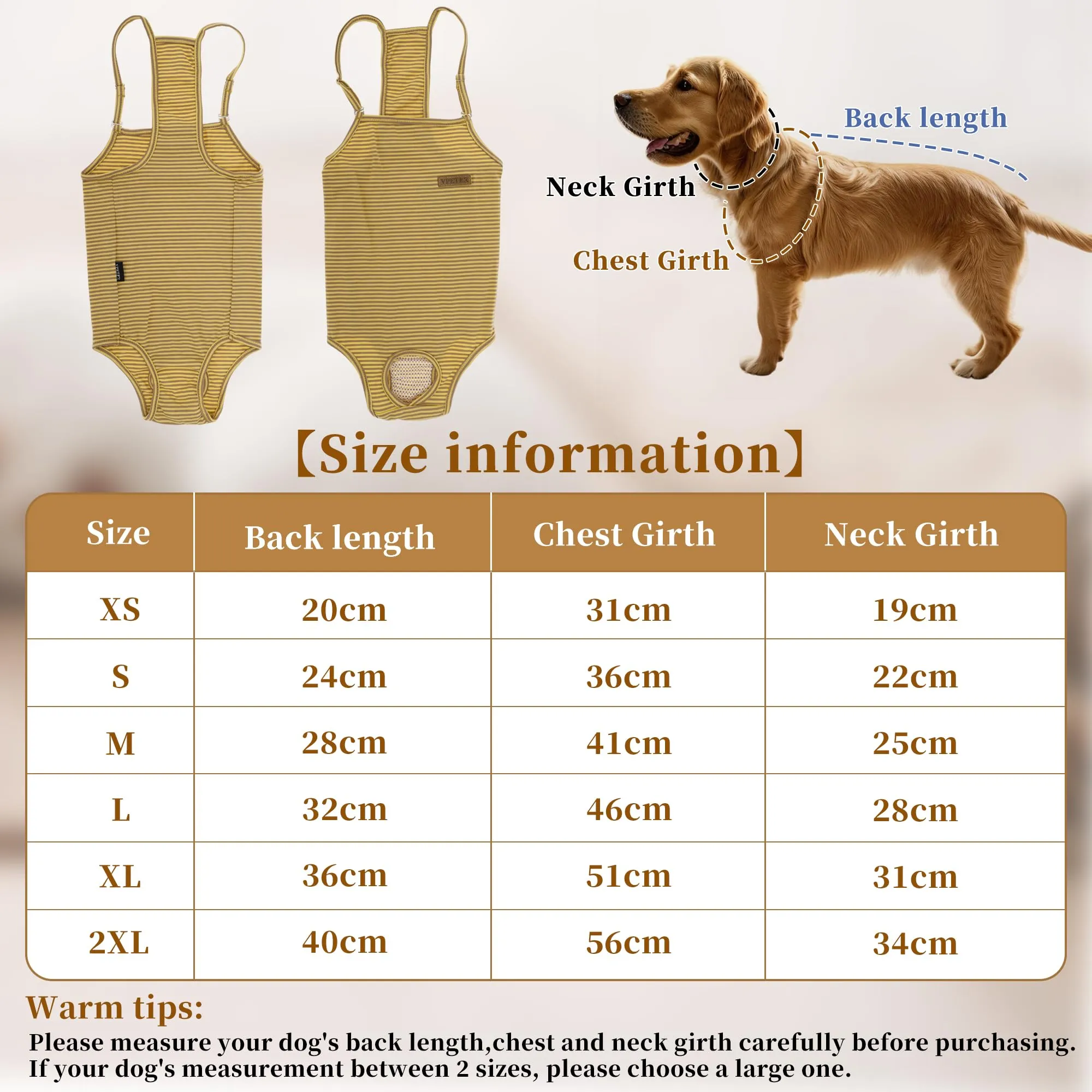 CAPASTEC Pannolini per Cani Lavabili E Riutilizzabili Giallo Marrone XL - immagine 2