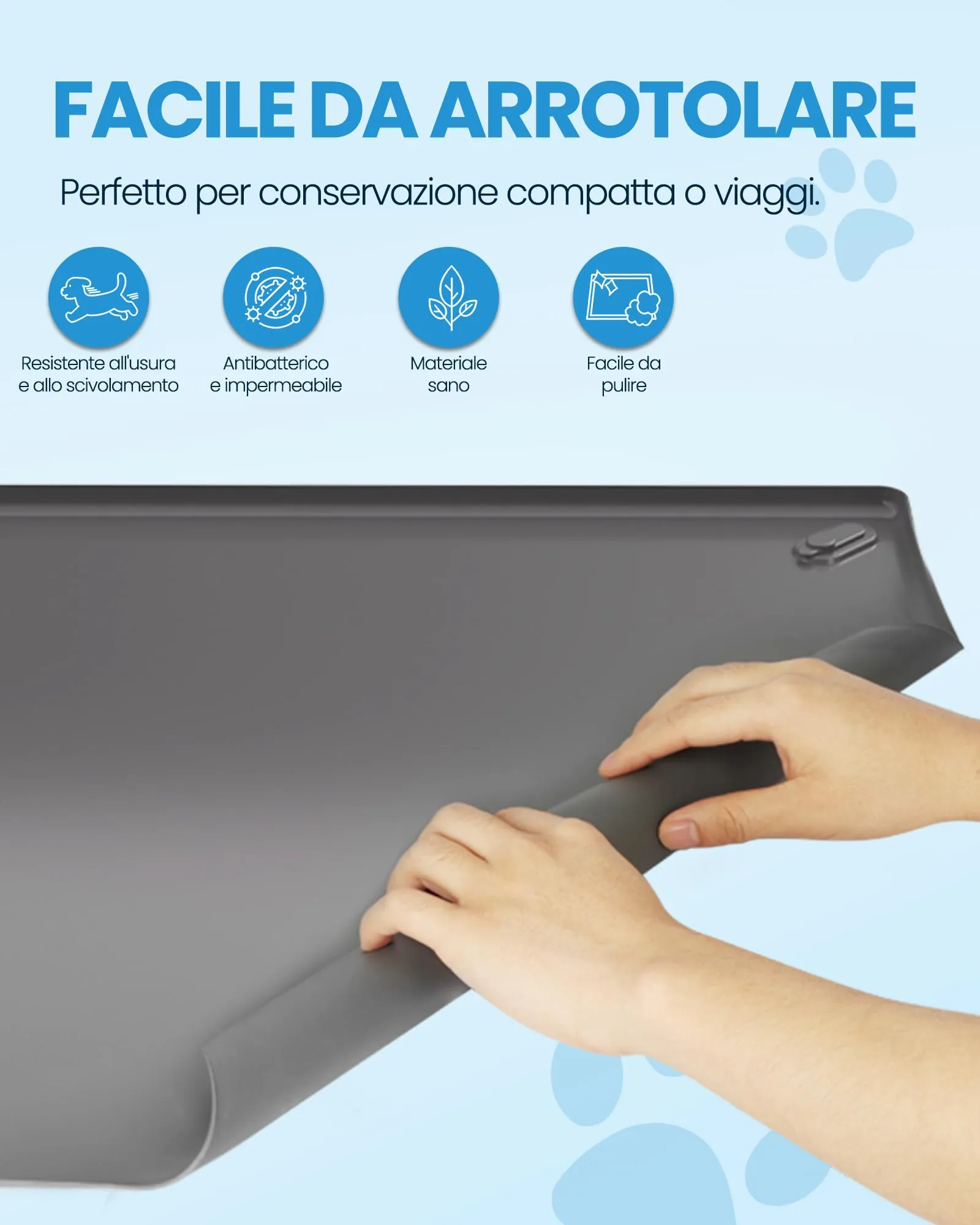 Kittyspout Vassoio Porta Traversine per Cani con 4 Clip Magnetiche - immagine 6