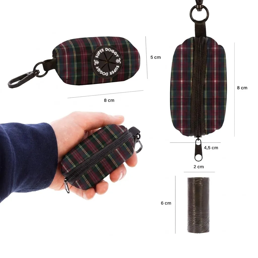 Dispenser per Sacchetti per Cacca di Cane - Porta Sacchetti con Disegni per Guinzaglio - Buste per Premi e Accessori per Animali Domestici - Include Bustine Cani (Scottish) - immagine 2