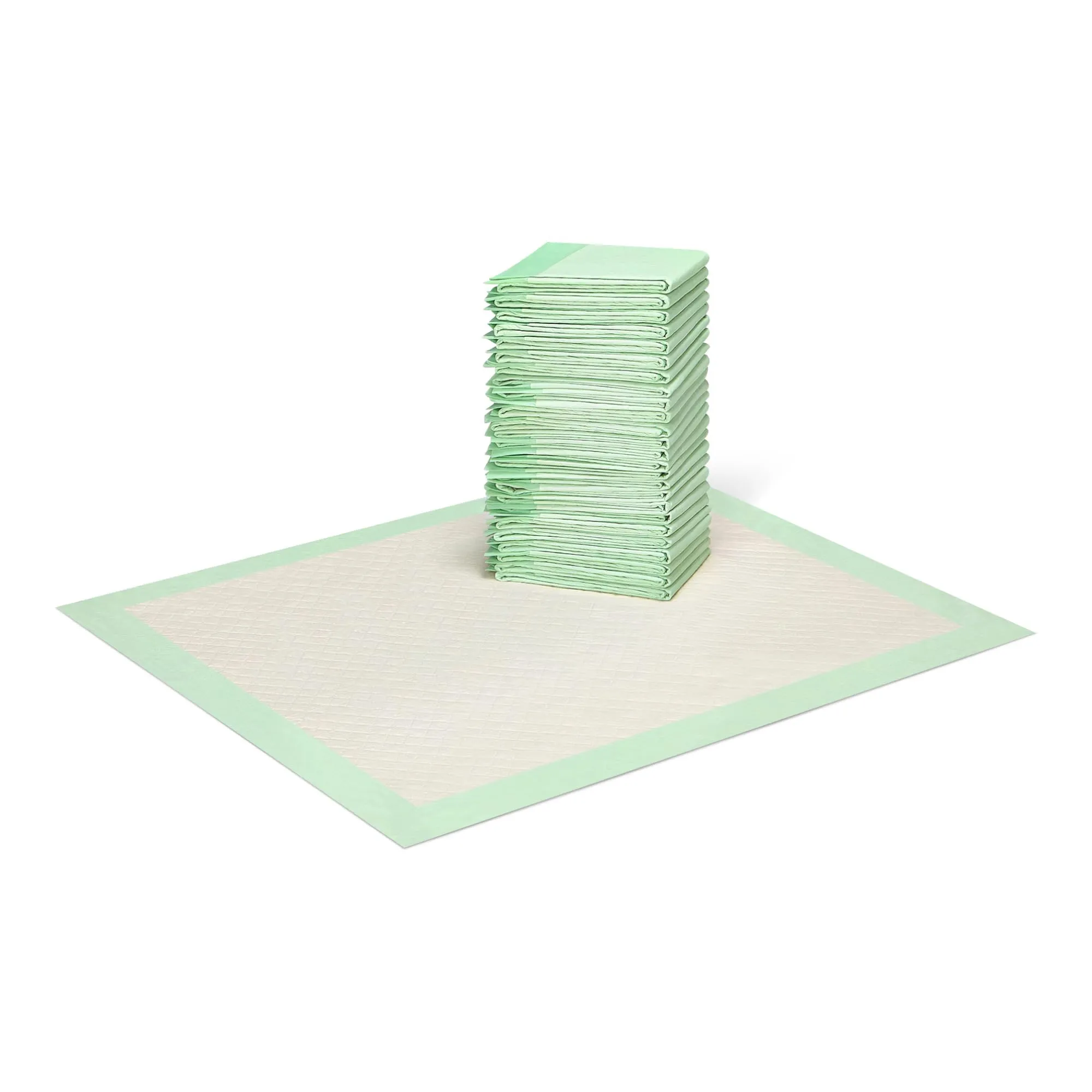 Amazon Basics Tappetini Igienici in Bambù Antiperdita per Cani e Cuccioli, Formato Regular/Standard, Confezione da 25, Dimensioni 71.3 × 86.5 cm - immagine 1