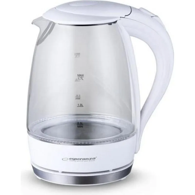 Bollitore in vetro Esperanza Salto Angel EKK011 1,7 L 2200 W - immagine 1