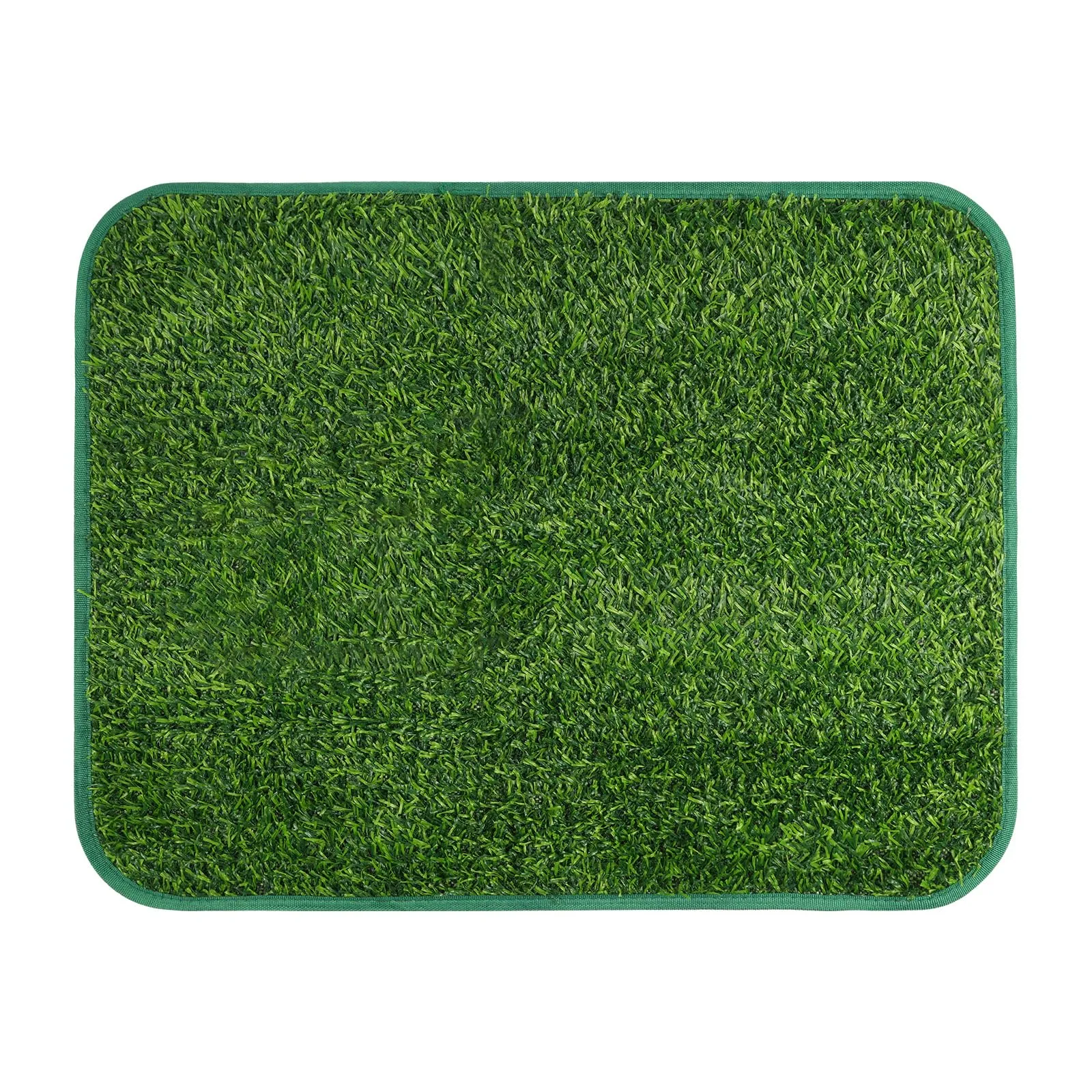 AUYAO Lettiera per Cani, Dog Toilette per Cani con Erba Artificiale, 46 x 58 cm, Toilette Tappeto Erboso Lavabile per Training Cucciolo per Interni ed Esterni, Verde - immagine 9