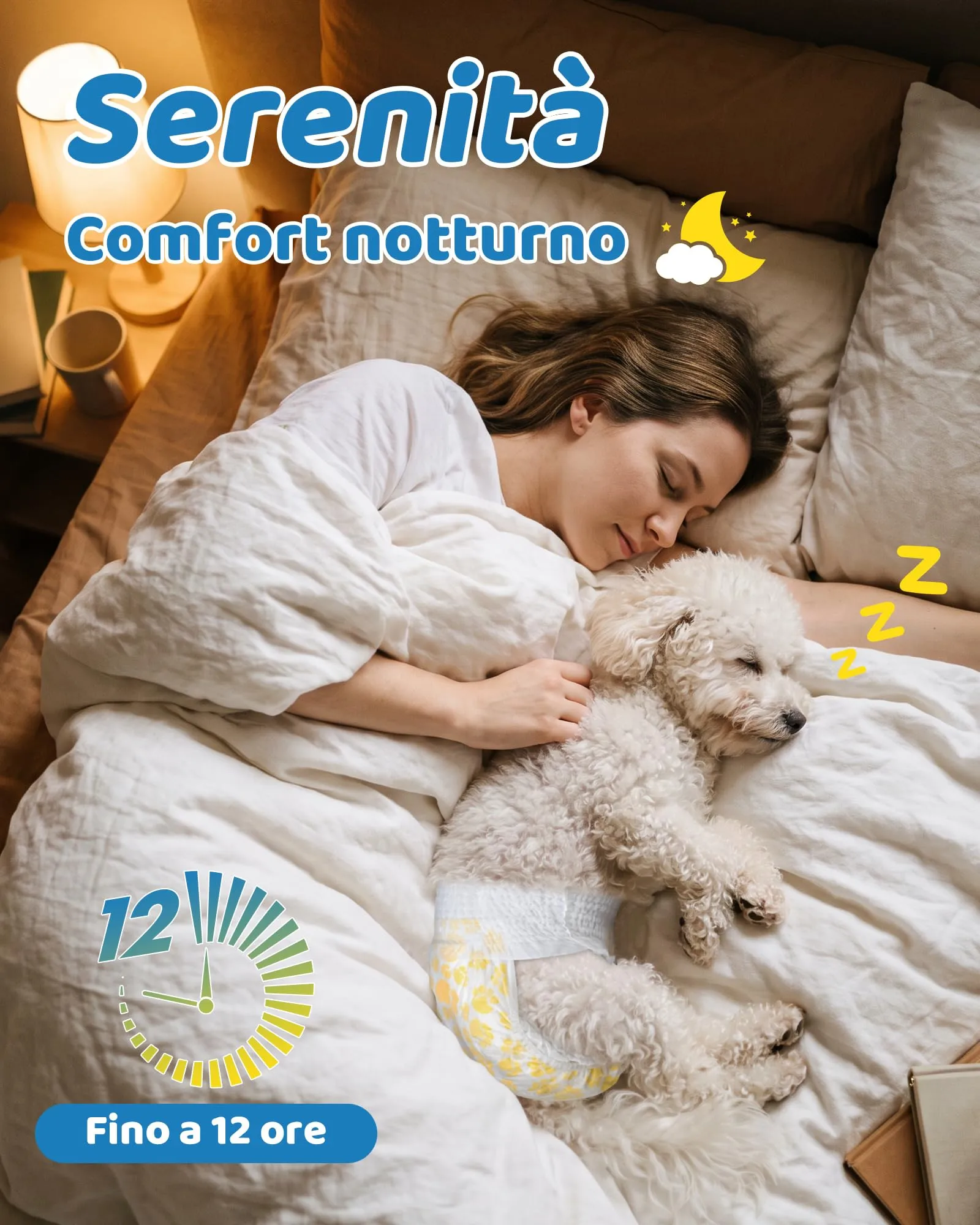 Flying Paws Pannolini monouso per cagne, Gialli, 24 pezzi (M(30-50cm)) - immagine 4