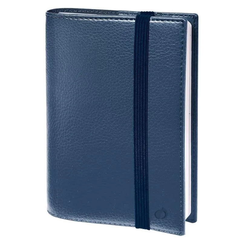 Agenda Settimanale Quo Vadis Time & Life Pocket Blu Rustica 100 x 150 mm - immagine 1