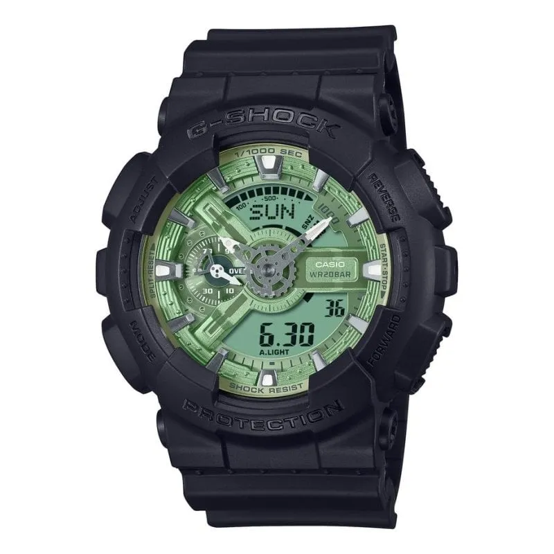 Casio G-Shock GA-110CD-1A3 Resina Nera 53,4x57,5mm Unisex Impermeabile 200m - immagine 1