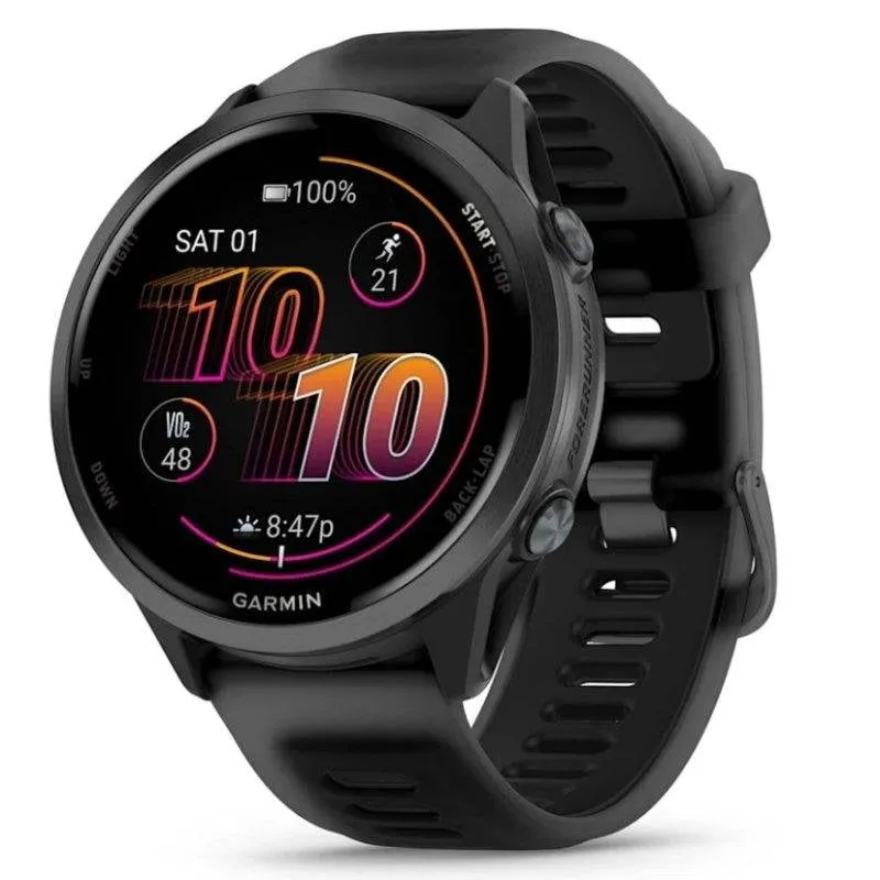 Garmin Forerunner 570 GPS Bluetooth 47mm AMOLED Nero Resistente 5ATM SpO2 Cardio - immagine 1