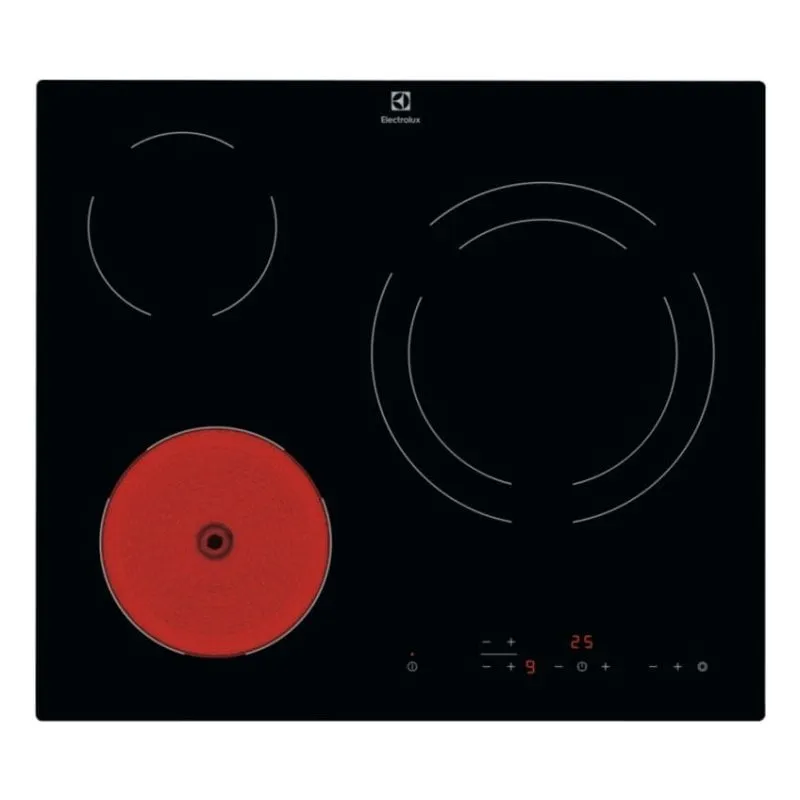 Piastra a Vetroceramica Integrata Electrolux LR633CK 60 cm 3 Zone - immagine 1
