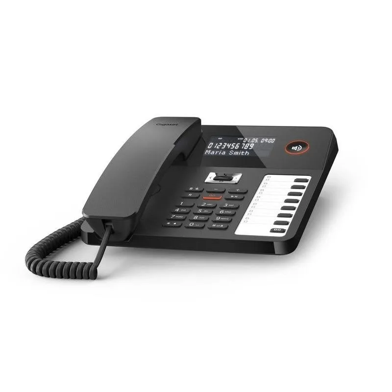 Telefono DECT Gigaset DESK 800A Terminale con Connessione via Cavo Nero - immagine 1