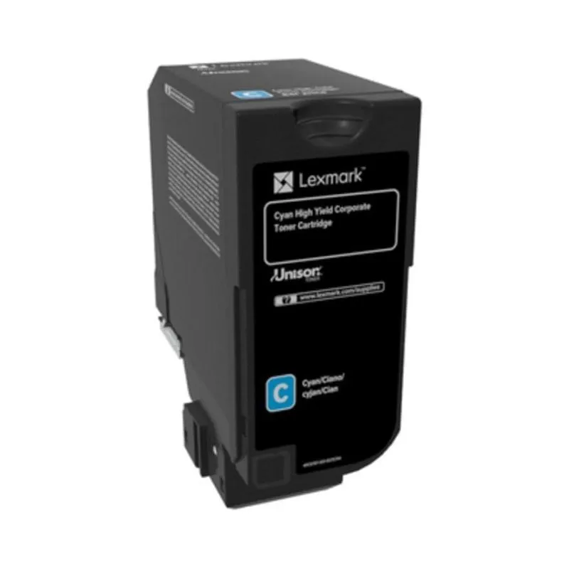 Cartuccia Toner Lexmark 84C2HCE Cyan Original High Yield - immagine 1