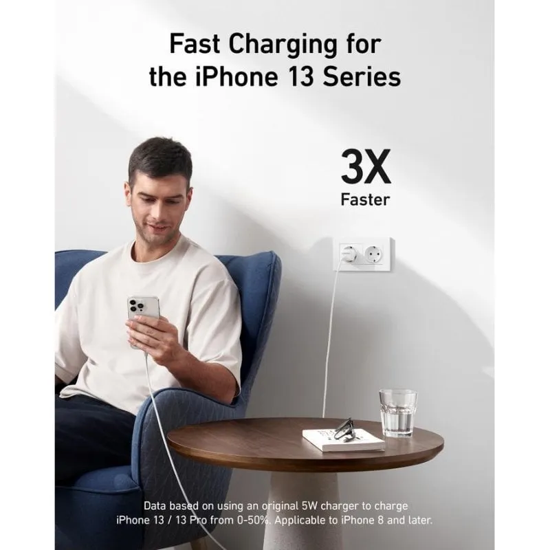 Caricatore USB 20W Anker 511 Charger (Nano Pro) Bianco - immagine 1