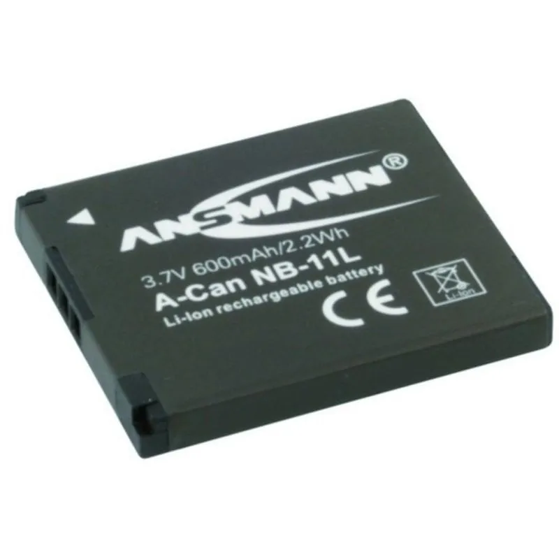 Batteria Ansmann A-Can NB-11L 600 mAh 3,7 V agli Ioni di Litio per fotocamera - immagine 1