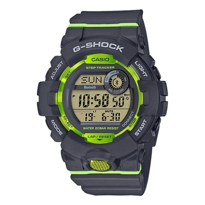 Casio G-Shock GBD-800-8 Bluetooth 48,6mm LED Verde Nero Resistente Acqua 20ATM - immagine 1