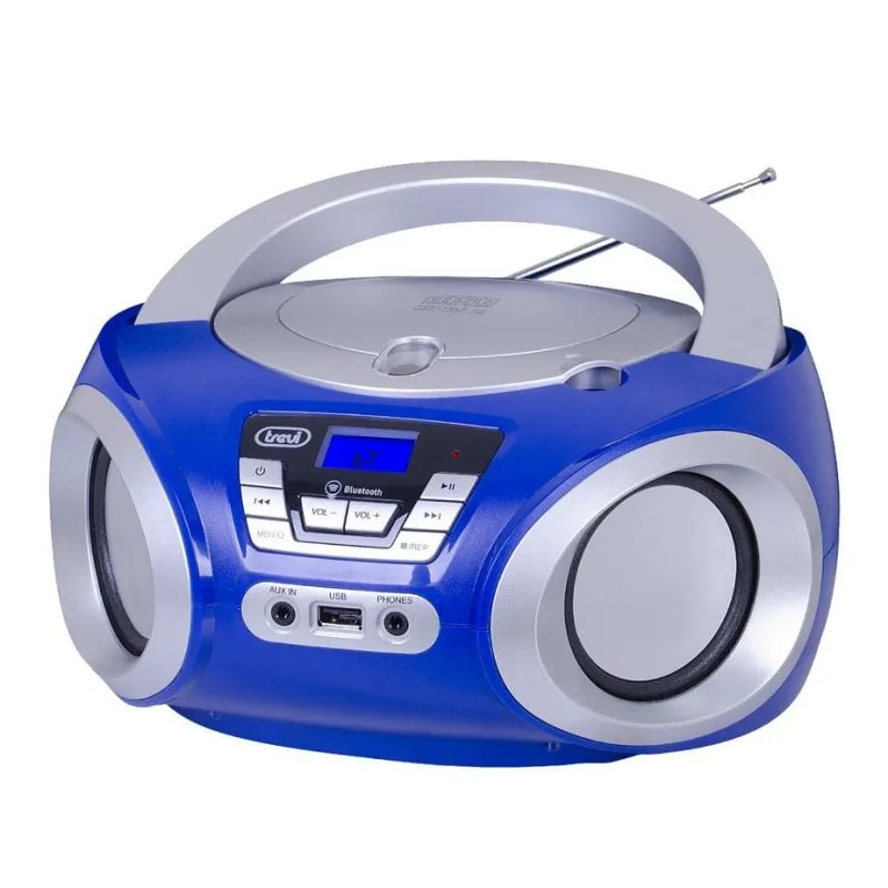 Sistema Stereo Portatile Trevi CMP 544 BT Digital FM 4 W Blu - immagine 1