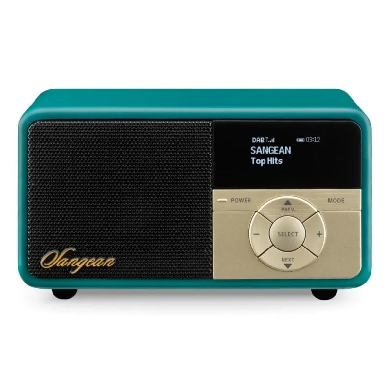 Radio Personale Sangean DDR-7X DAB+ FM Bluetooth 5.0 OLED Verde - immagine 1