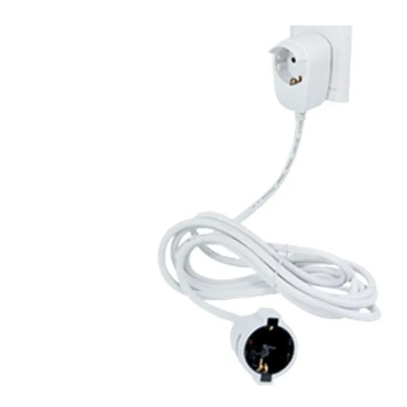Multipresa REV 2 prese 3 m interno bianco 3500 W - immagine 1
