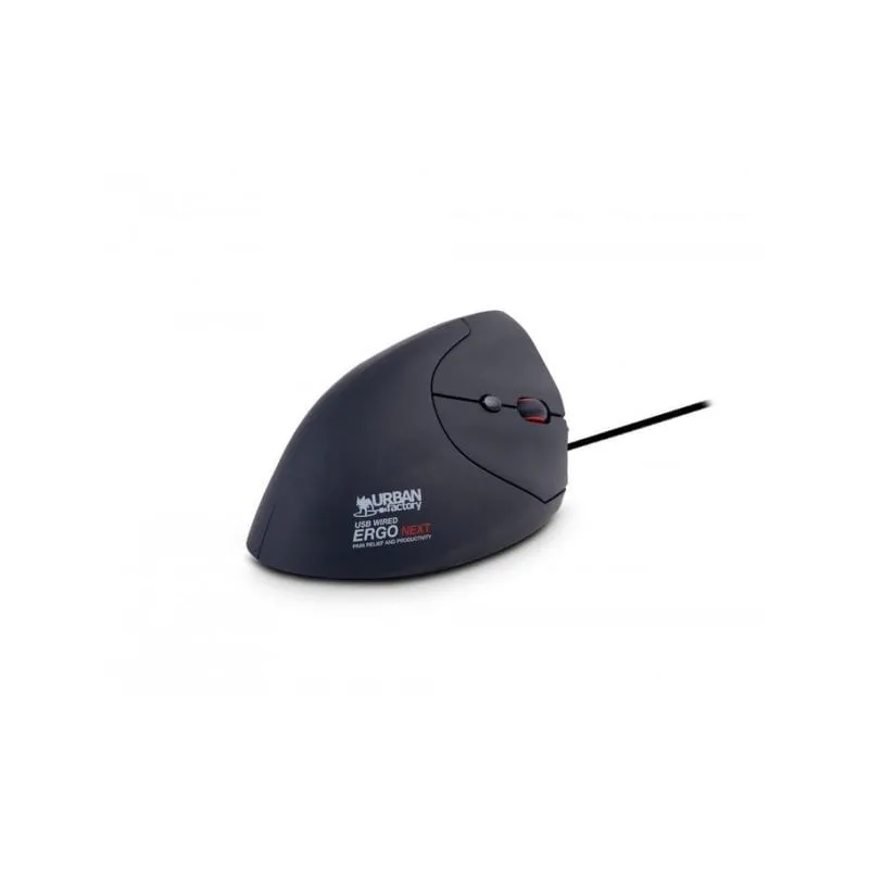 Mouse Urban Factory ERGO USB 3600 DPI Nero Design Vertical Ergonomico - immagine 1