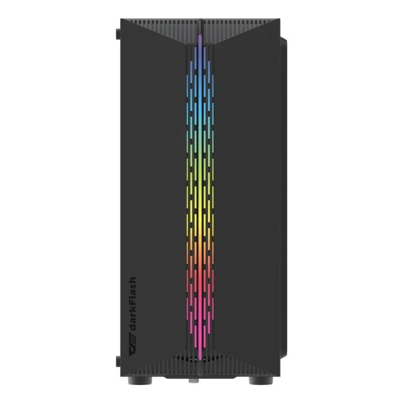Case PC darkFlash DK151 Midi Tower ATX Vetro Temprato RGB - immagine 1