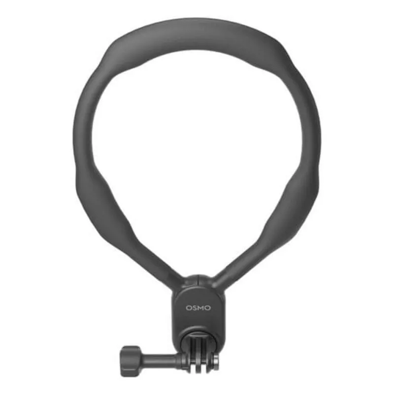 Supporto Fotocamera DJI Osmo Action Montaggio Collo Nero - immagine 1
